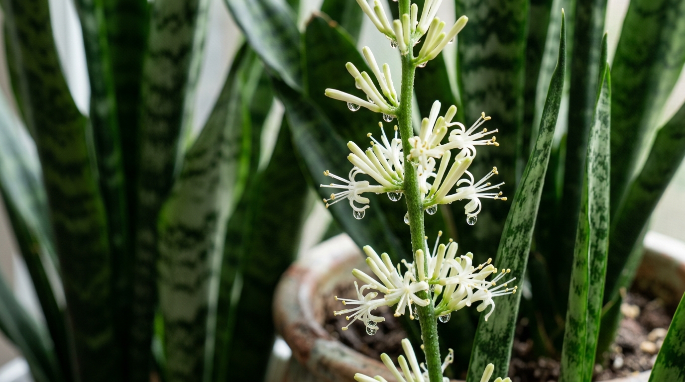 A Dracaena trifasciata costuma se desenvolver bem quando suas raízes estão estabelecidas em um recipiente proporcional à planta.