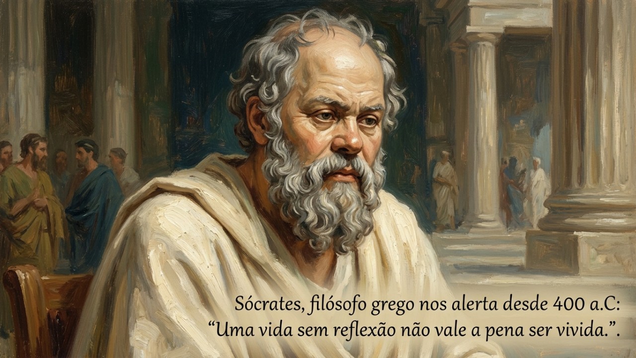 Viver no piloto automático nos afasta de uma existência com propósito e identidade. – Imagem gerada por IA