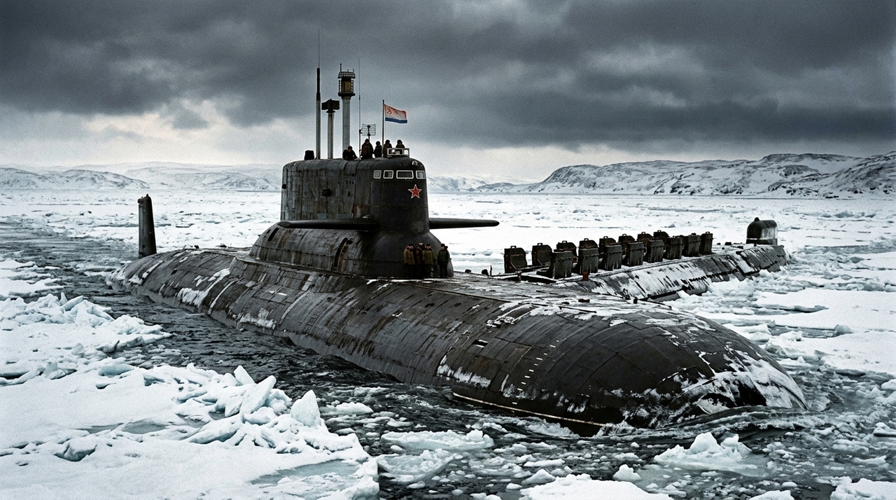 O título pertence aos submarinos soviéticos do Projeto 941 Akula, conhecidos pela Organização do Tratado do Atlântico Norte como classe Typhoon.