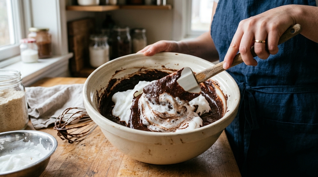 A mousse de chocolate é uma sobremesa aerada ligada à tradição francesa, normalmente estruturada por ovos, creme ou ambos.