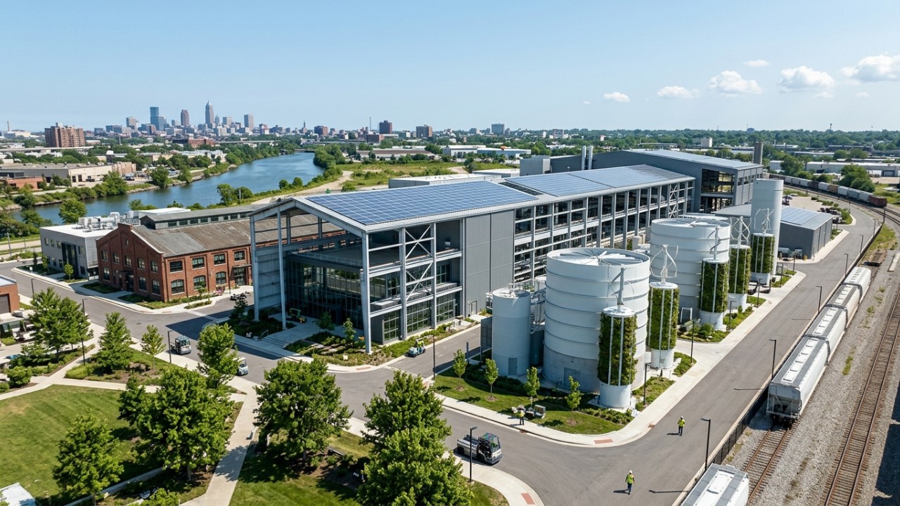 A retomada da produção industrial em Newcastle marca um avanço expressivo para a siderurgia sustentável e a economia local. – Imagem gerada por IA
