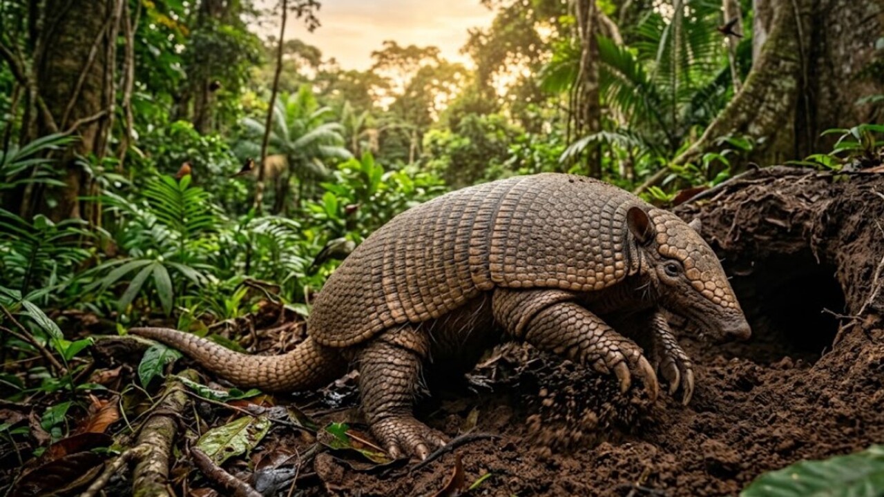 O tatu-canastra, considerado o maior tatu do planeta, vai muito além de um escavador habilidoso