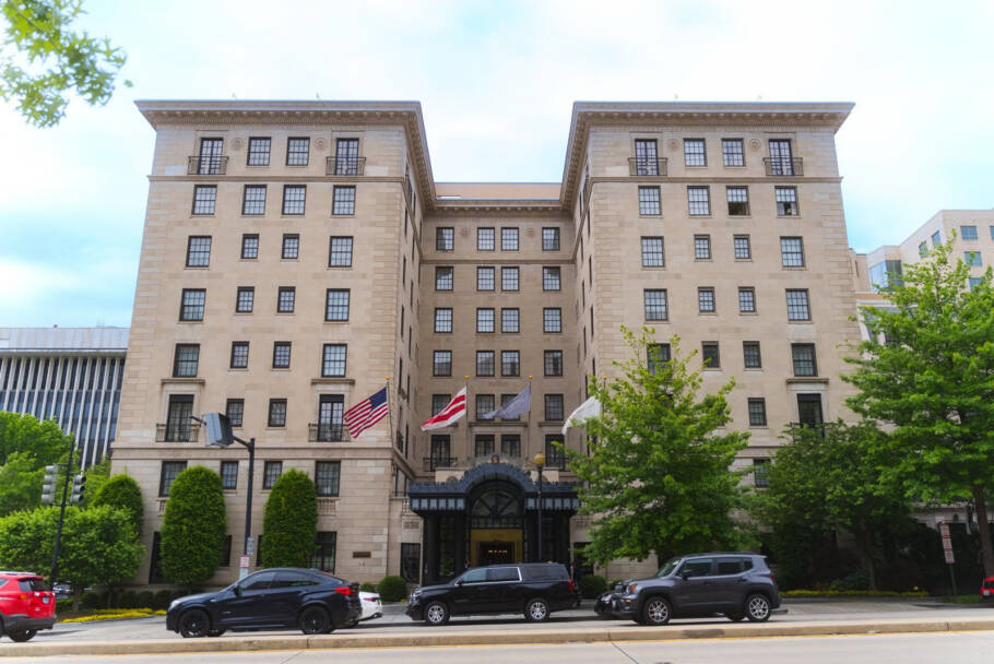 Fachada do hotel The Jefferson, Washington, D.C