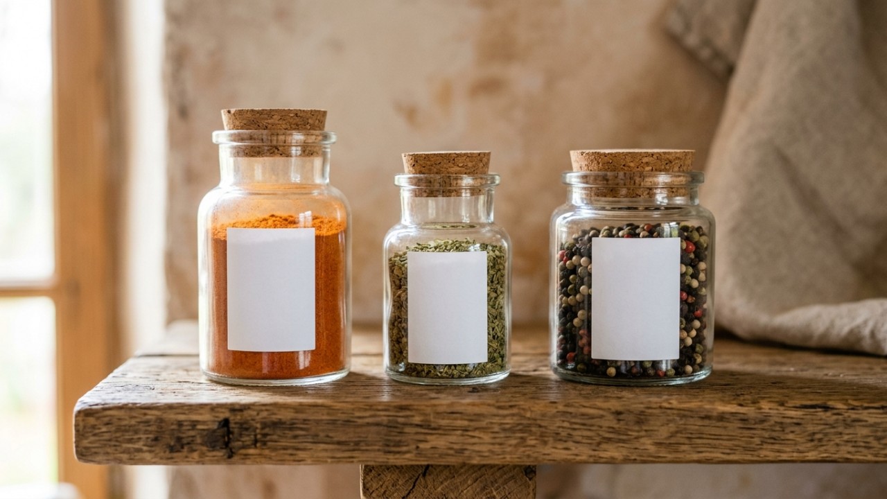 Transforme potes de vidro descartados em objetos funcionais e decorativos para a sua casa. – Imagem gerada por IA