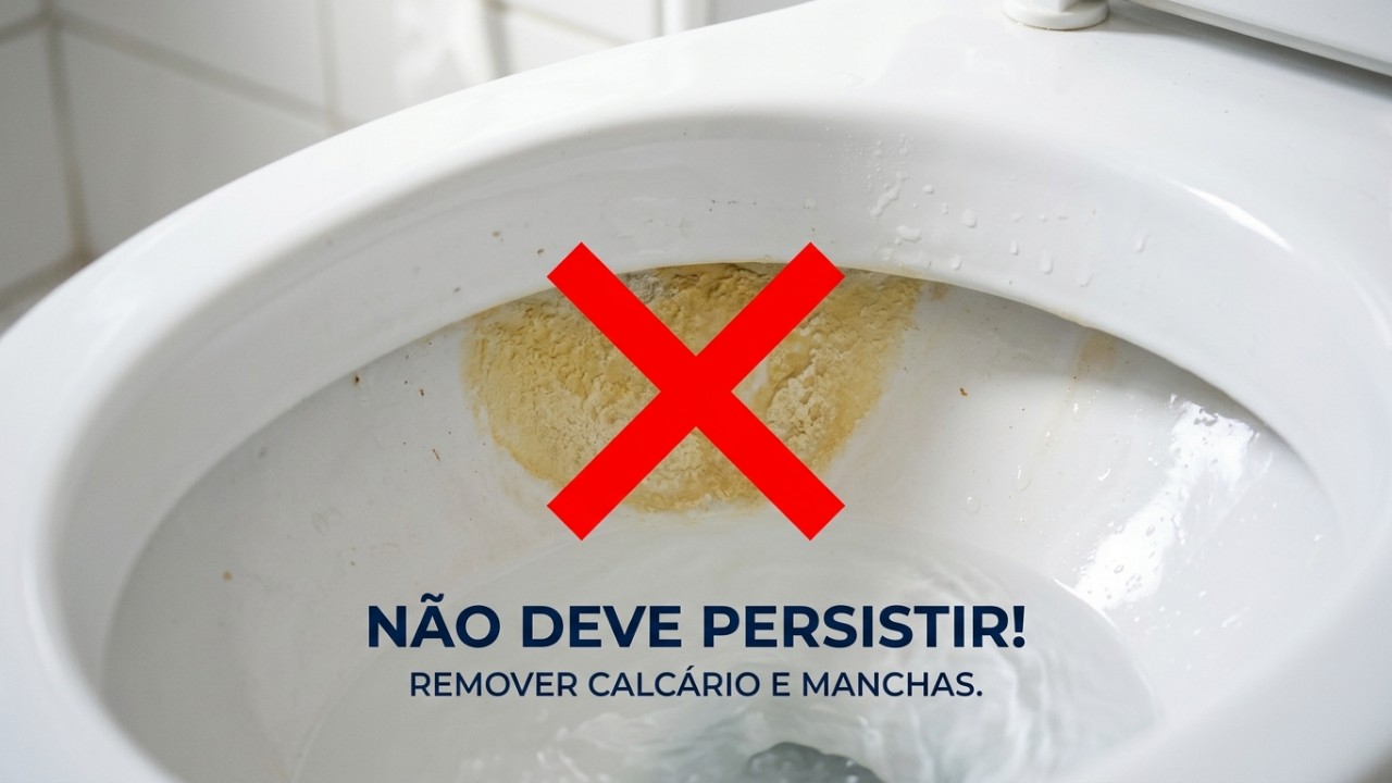 Utilizar ácido cítrico na limpeza garante a remoção de incrustações sem danificar a louça do banheiro. – Imagem gerada por IA