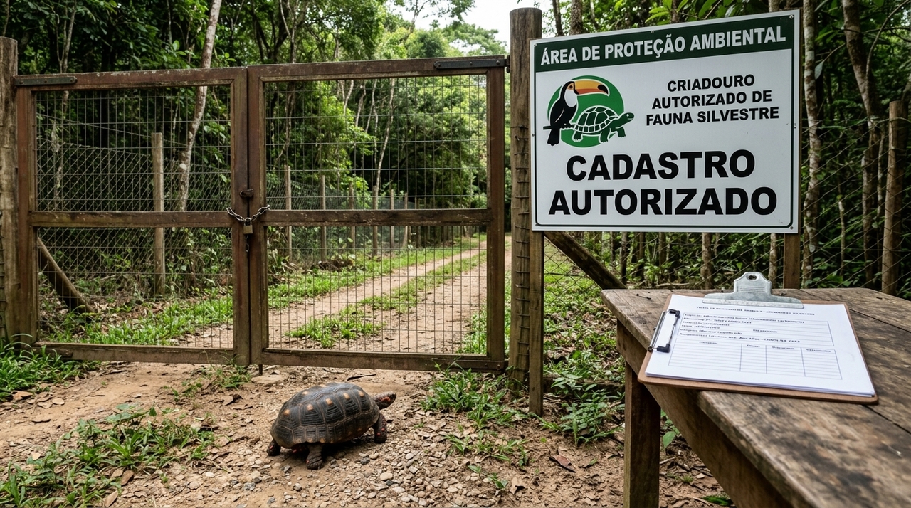 O controle de empreendimentos que utilizam fauna silvestre inclui cadastro, vistoria e autorização de manejo.