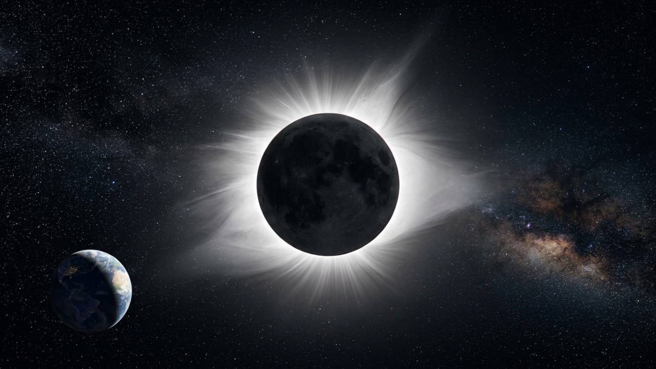 O eclipse solar total de 2027 promete um espetáculo astronômico inesquecível. – Imagem gerada por IA