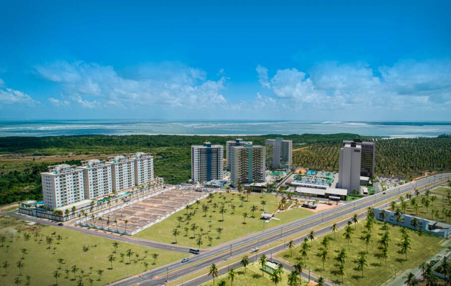 O complexo de hotéis da GAV Hotéis e Resorts em Salinópolis, no Pará