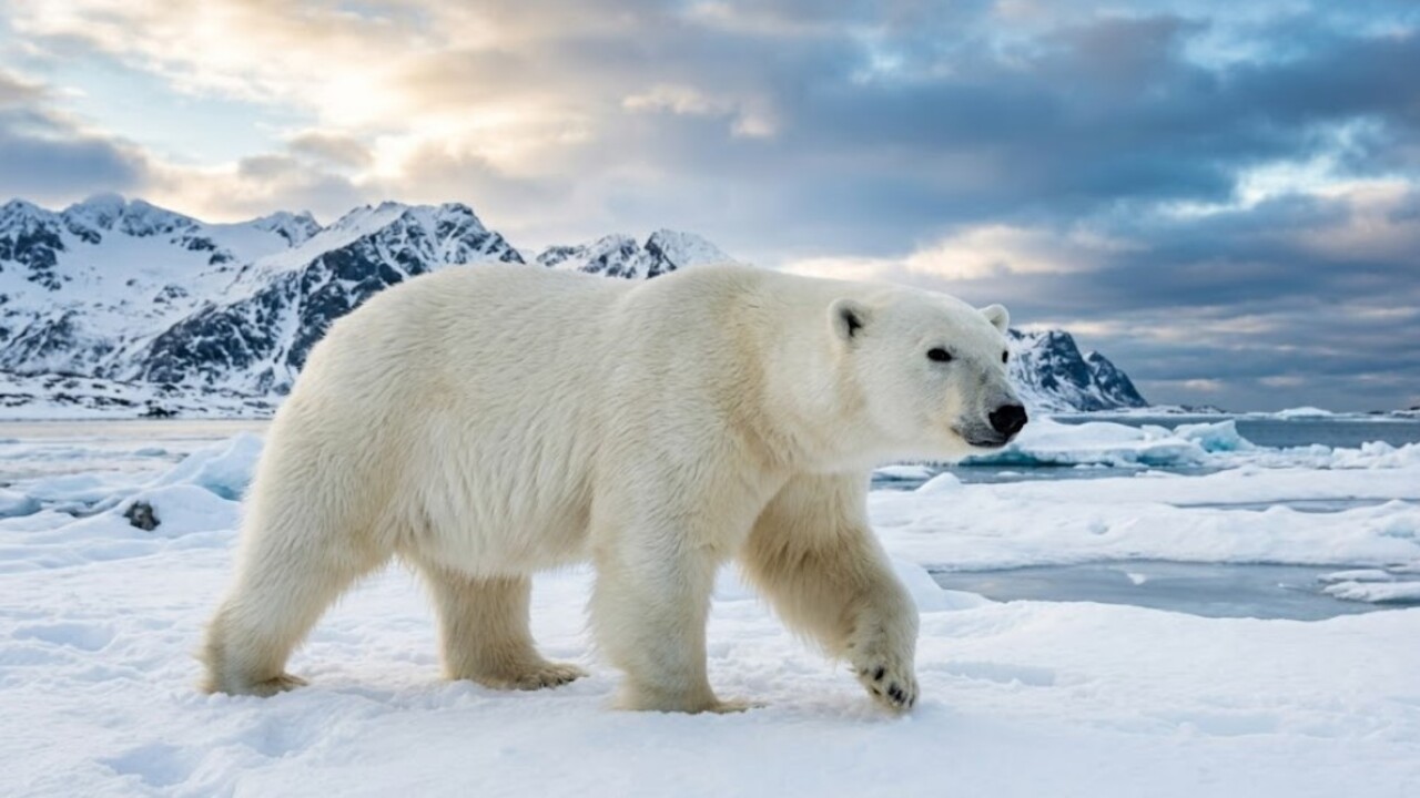 A cor da pele do urso-polar é uma das curiosidades mais surpreendentes da natureza