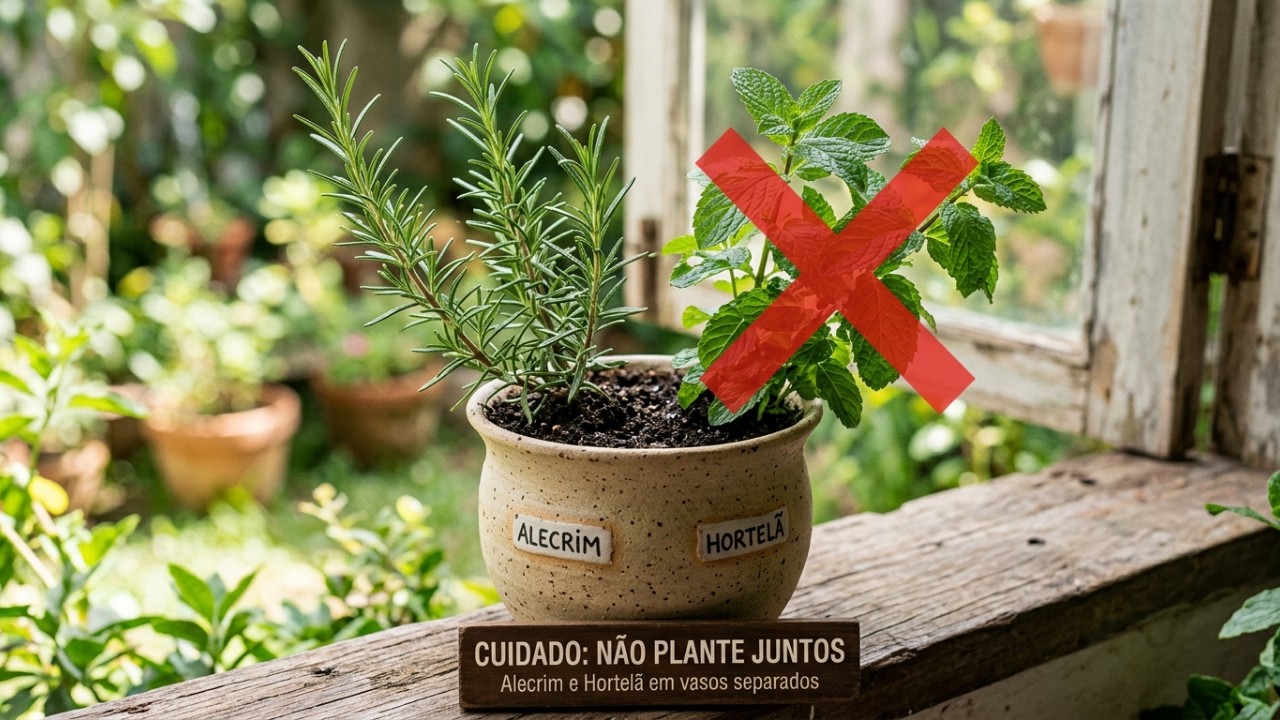 O alecrim prospera em ambientes ensolarados com solo bem drenado. – Imagem gerada por IA