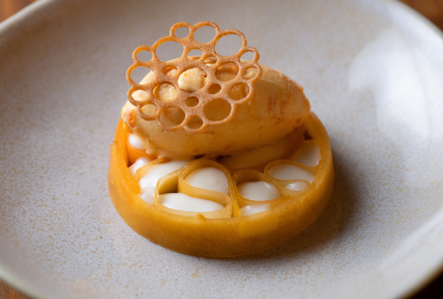 Uma das sobremesas do novo menu do Baio Cozinha Sulista