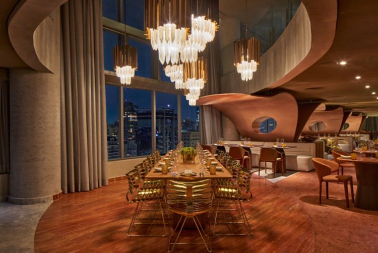 O Baio Cozinha Sulista é o sofisticado restaurante localizado no 23º andar do hotel W São Paulo