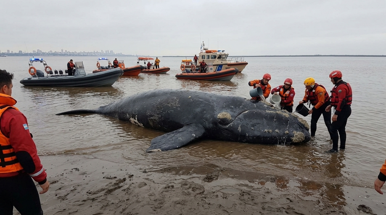 Fora de águas profundas, o próprio peso do animal passa a pressionar órgãos e tecidos que normalmente são sustentados pela flutuação.