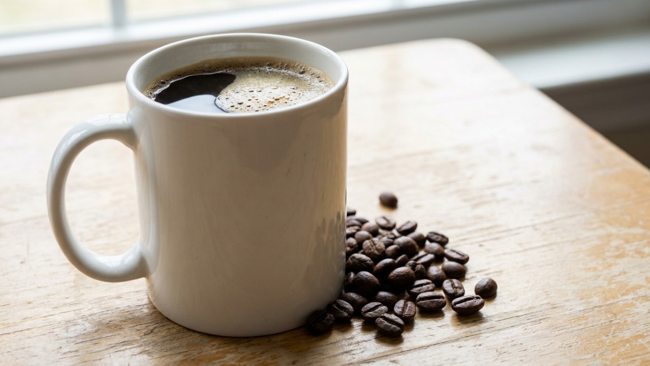 Moer os grãos na hora do preparo libera aromas e realça a doçura natural do café. – Imagem gerada por IA