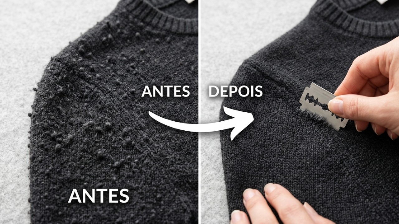 A lavagem correta e o manuseio delicado preservam a estrutura e o formato original dos seus agasalhos. – Imagem gerada por IA