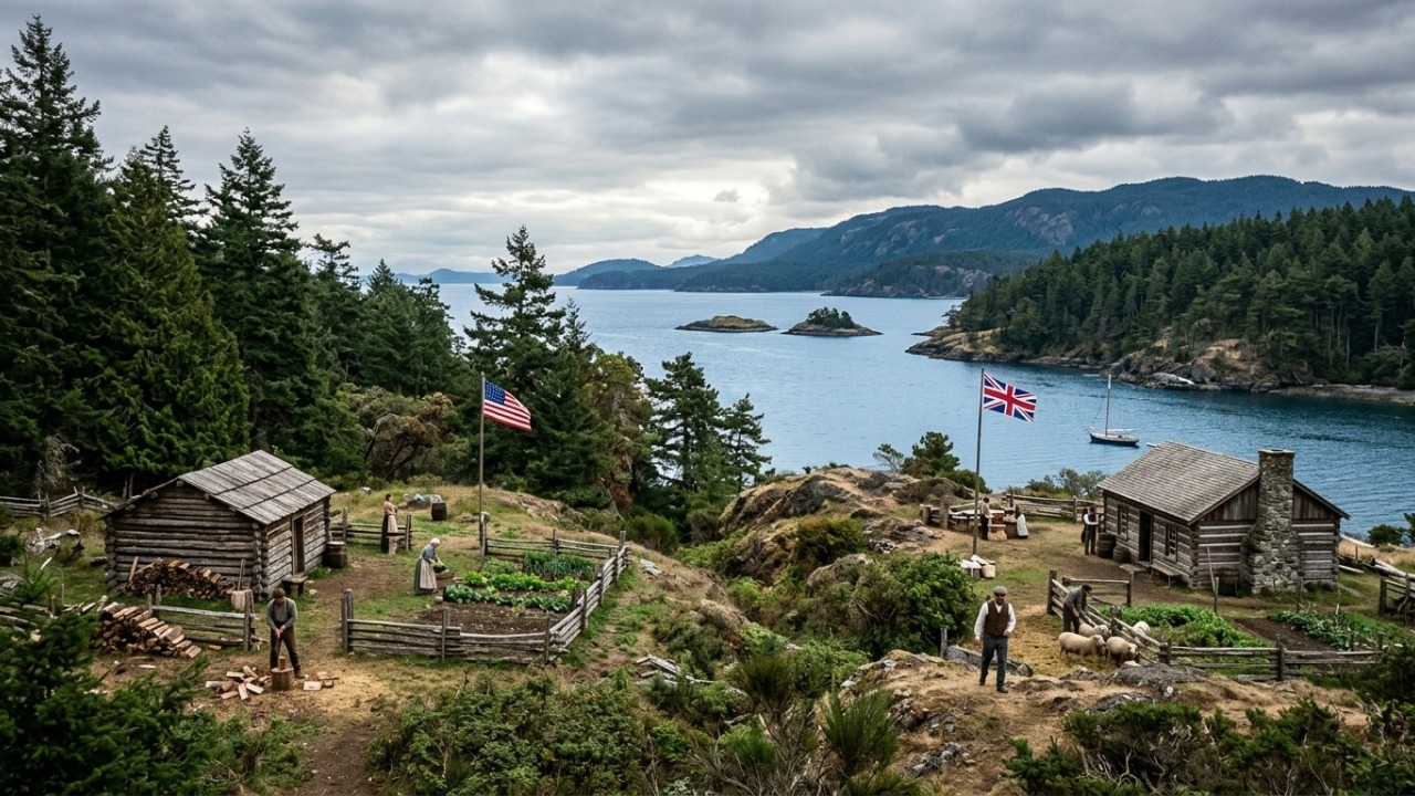 Indefinição de fronteiras gerava forte tensão entre colonos americanos e britânicos.