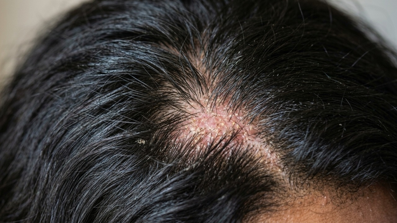 Dermatite seborreica causa inflamações e desconfortos frequentes no couro cabeludo oleoso.