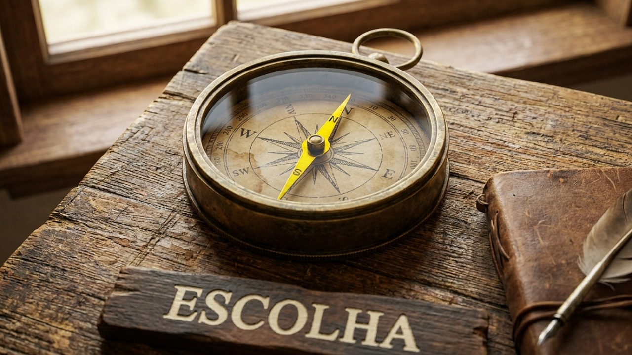 A liberdade de escolha exige coragem para assumir a responsabilidade pelas próprias decisões.