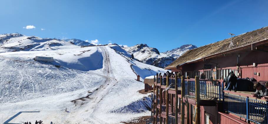 Parte do complexo Valle Nevado