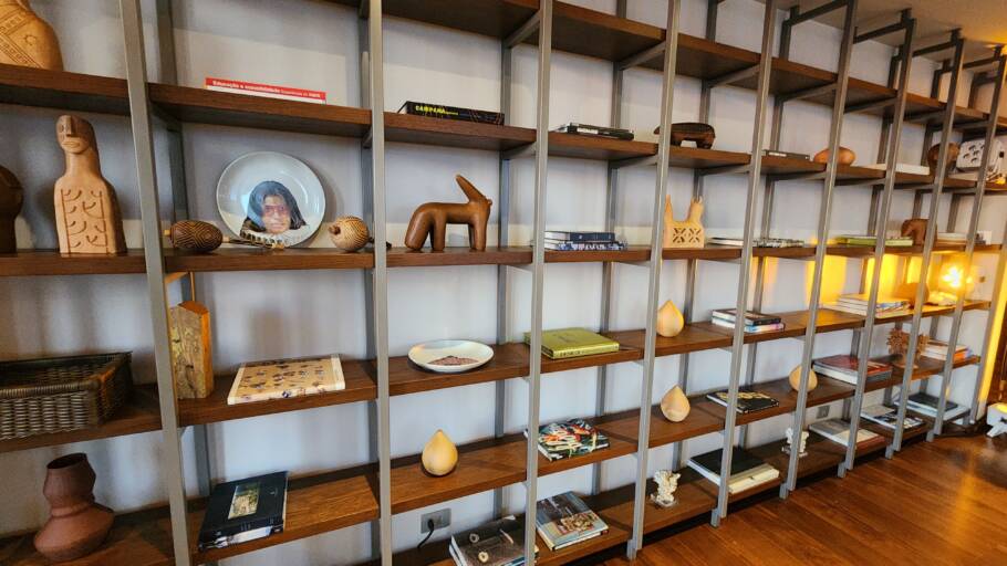 Detalhes da decoração da Suíte Presidencial do Tivoli Mofarrej São Paulo