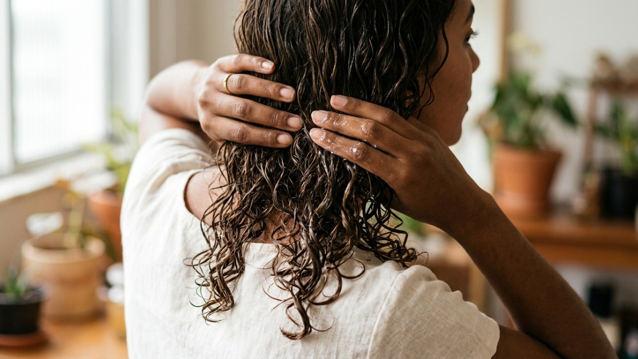 Mucilagem vegetal liberada na fervura modela as mechas sem acumular resíduos.