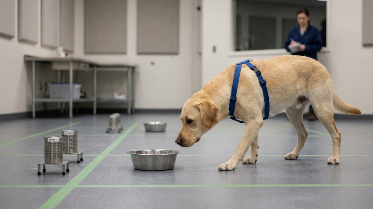 Cães conseguem perceber pelo cheiro quando uma pessoa está estressada.