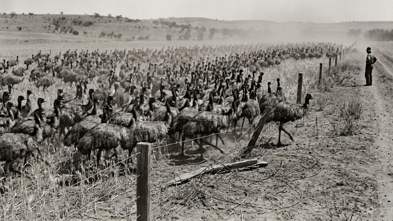 Aves famintas invadiram lavouras causando enormes prejuízos aos agricultores locais.