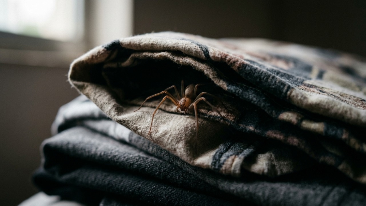 Locais escuros e móveis pouco movimentados abrigam aranhas discretas com grande facilidade.