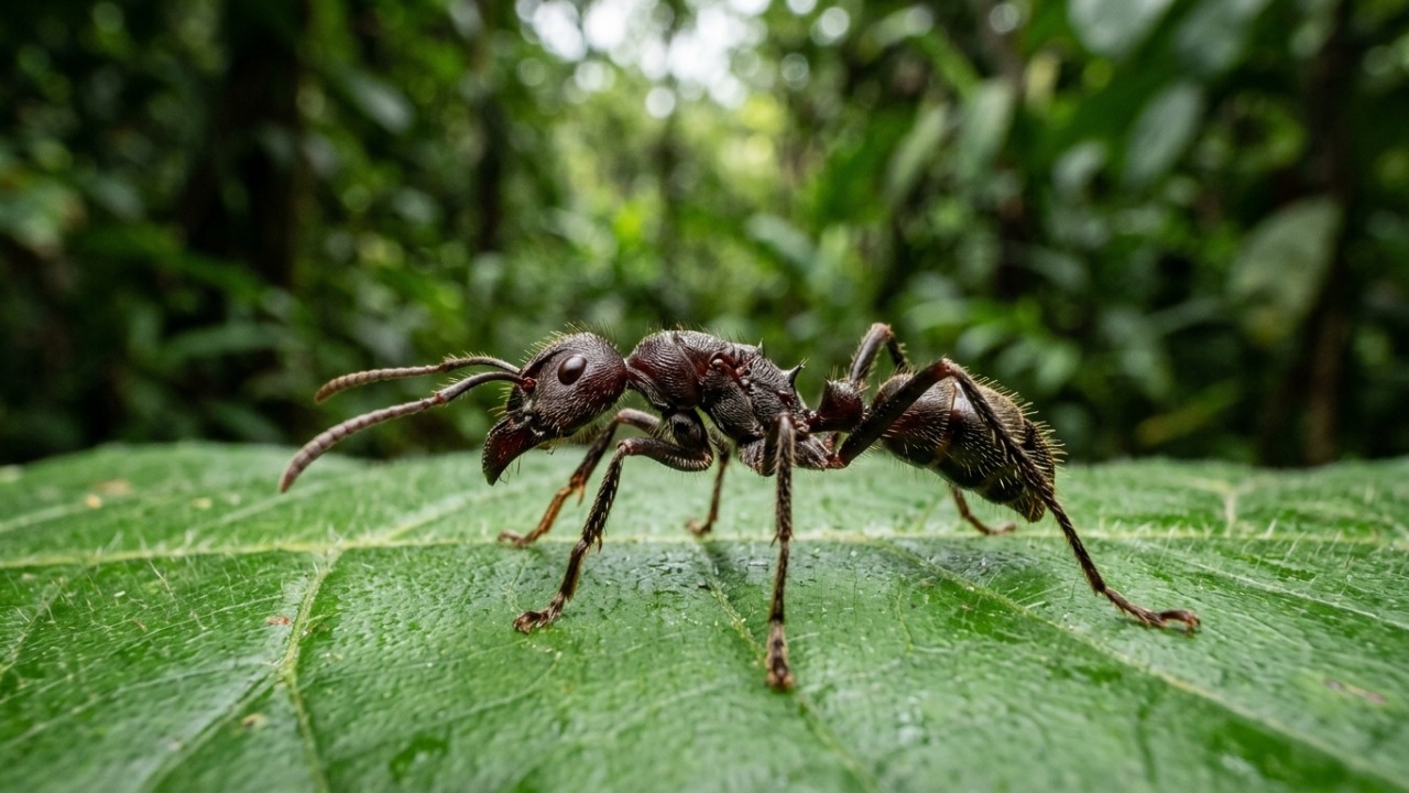 Pequeno inseto amazônico possui veneno potente comparado a tiro de bala.
