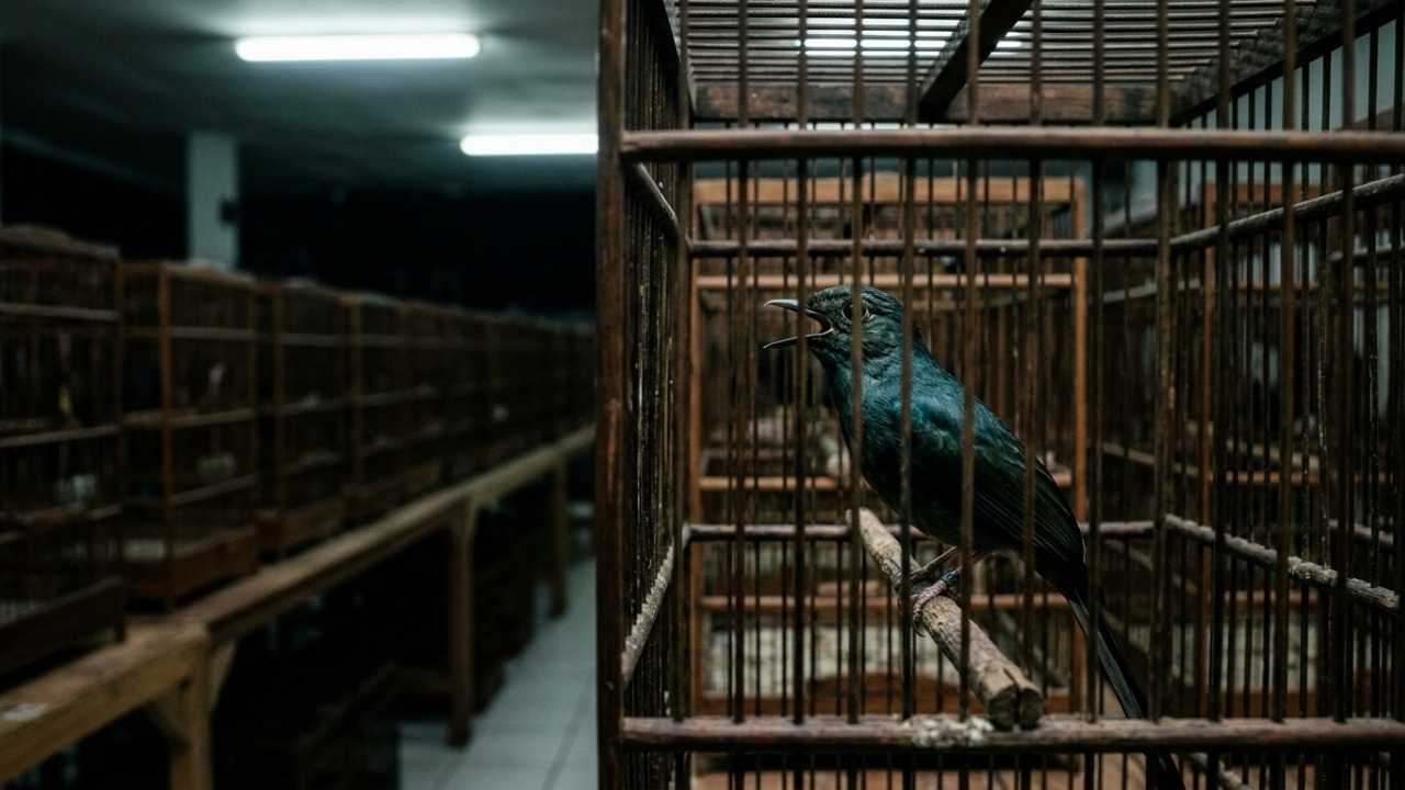 Comércio ilegal e torneios de canto ameaçam aves na Ásia.