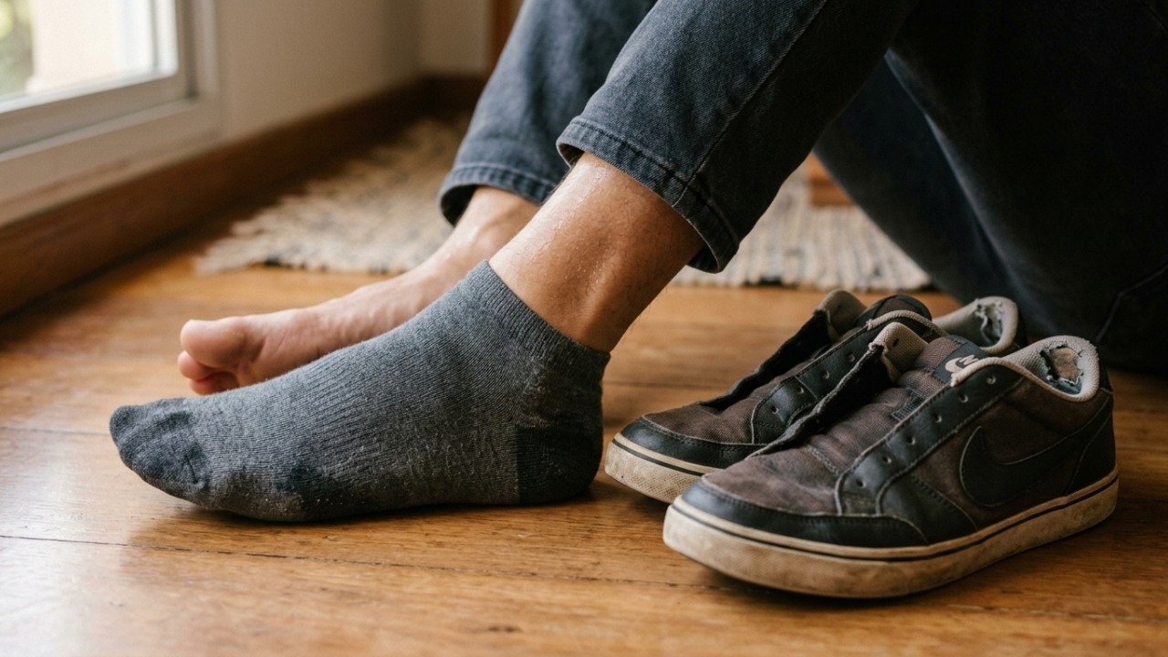 Combinação de suor e bactérias em sapatos fechados gera odores desagradáveis.
