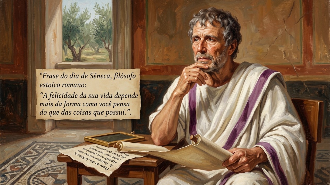 A filosofia estoica ensina que a paz interior depende da forma como interpretamos os eventos.