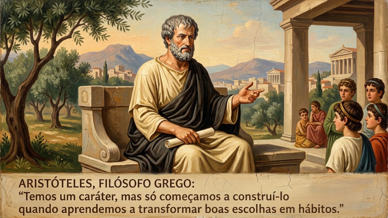 A constância na repetição de escolhas conscientes é o caminho para a verdadeira excelência moral.