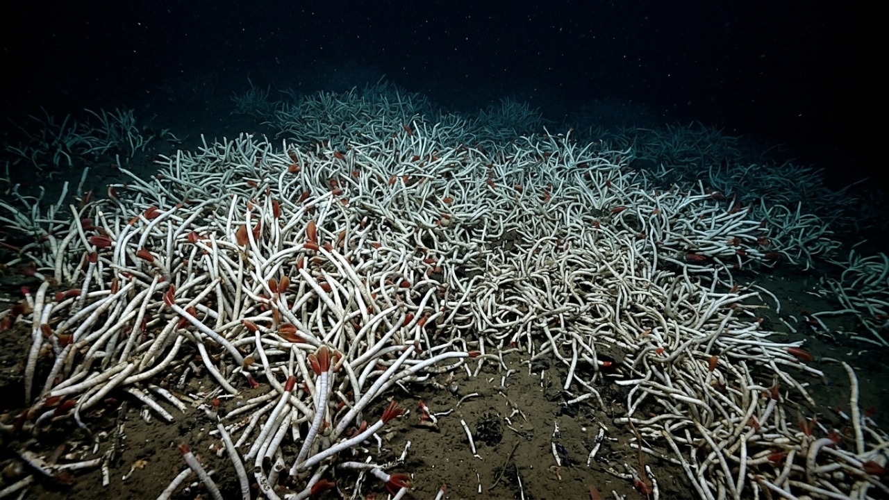 Submersível revela vida abundante em profundidades recordes do oceano Pacífico Norte.
