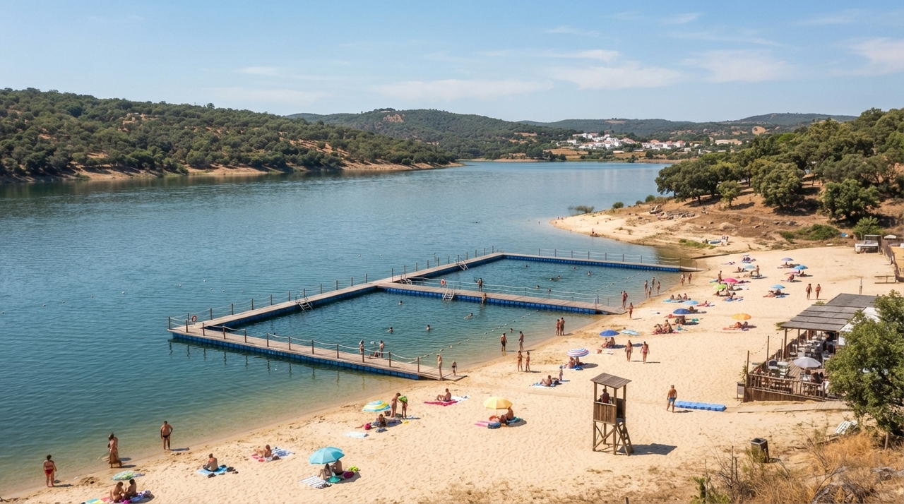 As piscinas flutuantes são o elemento mais incomum do projeto.