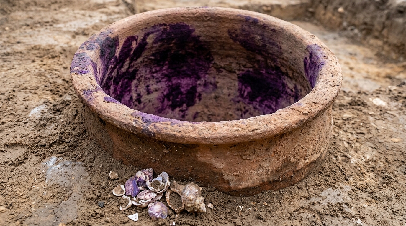 O sítio possui níveis da Idade do Ferro ocupados entre aproximadamente 1100 e 600 a.C.