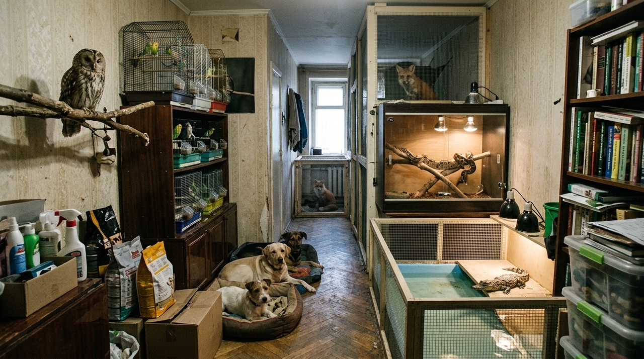 A administração responsável pelos serviços comuns do edifício entrou com uma ação pedindo a retirada dos animais e a recuperação das condições sanitárias do apartamento.