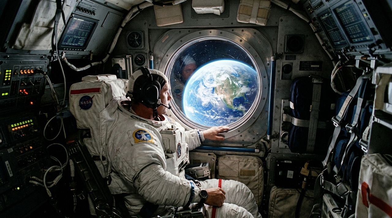 Viver confinado em uma estação orbital durante meses coloca a psique sob constante pressão.