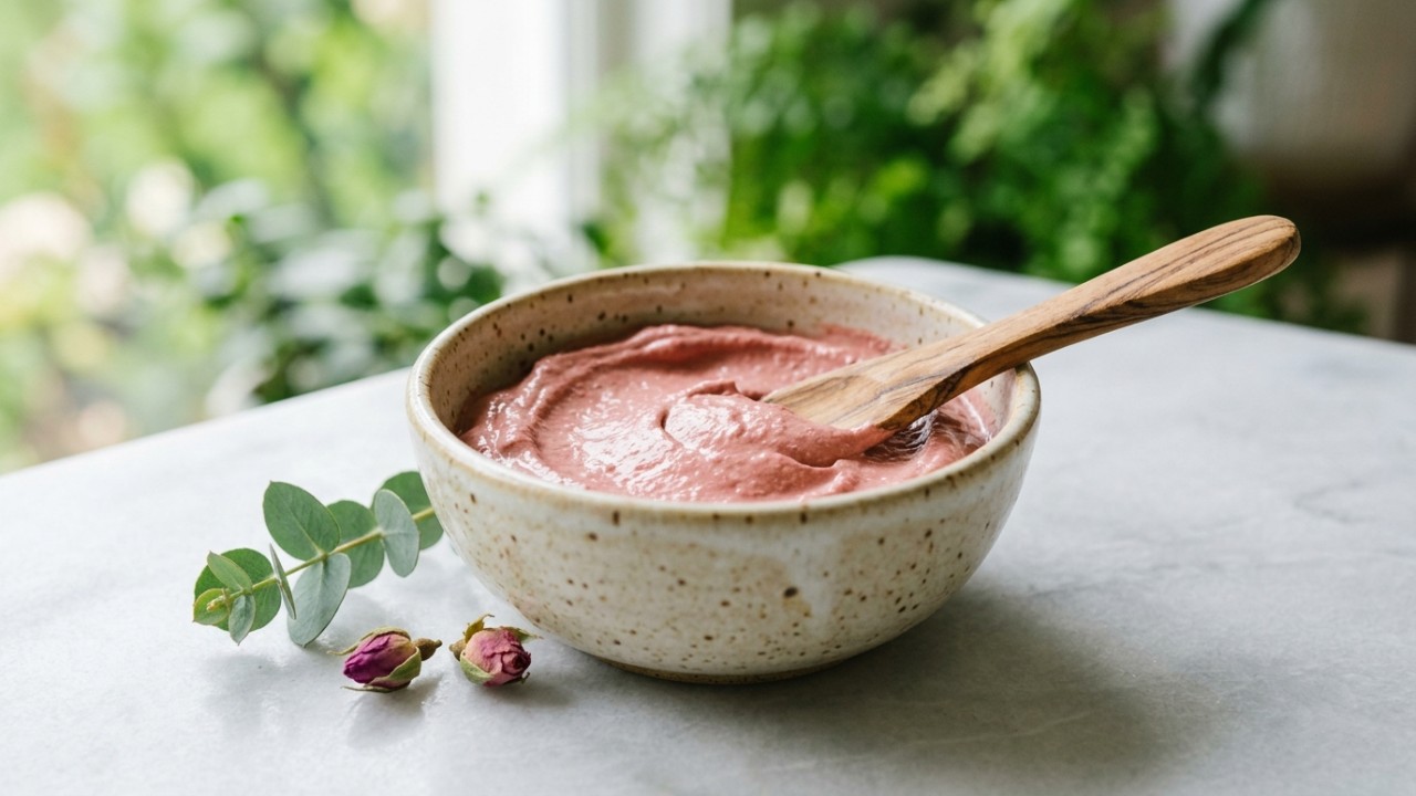 A máscara caseira com farinha de arroz e iogurte promove uma esfoliação suave e devolve a luminosidade natural da pele.
