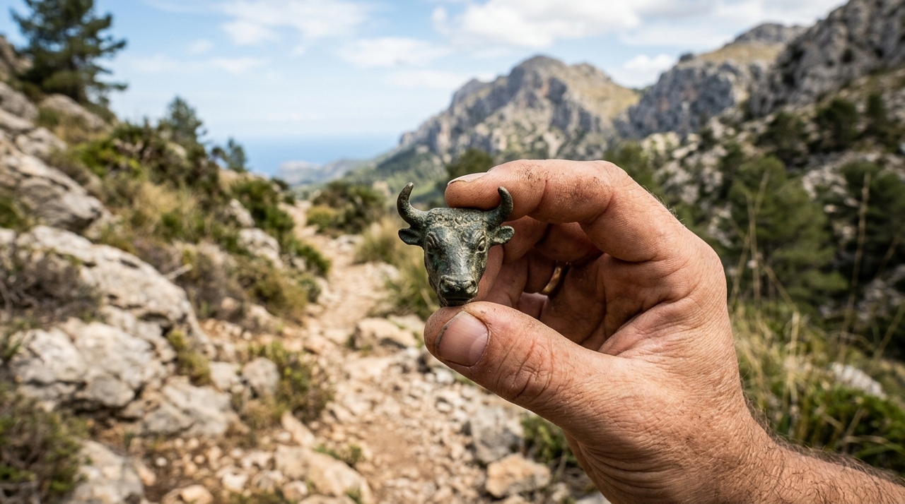 A descoberta da pequena escultura de touro na Espanha foi divulgada como um achado de aproximadamente 3.000 anos