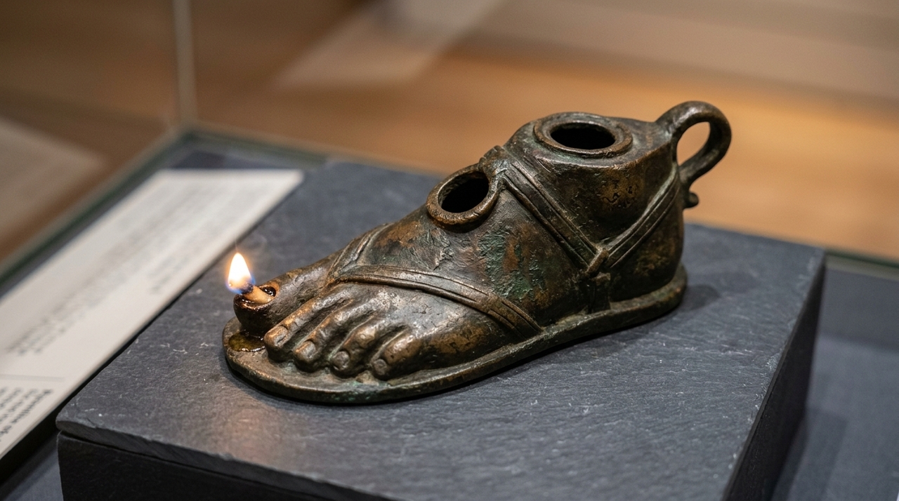 O objeto pertence ao século V e hoje integra a coleção do Metropolitan Museum of Art, em Nova York.