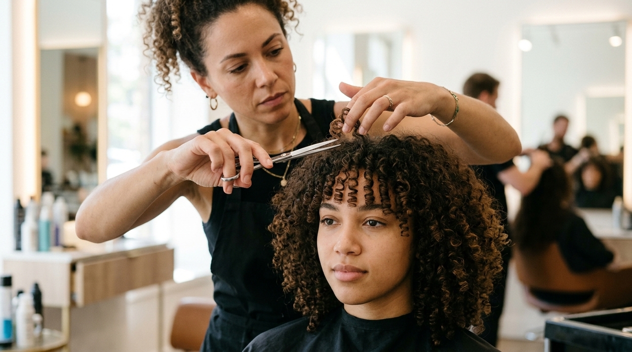 O cabelo cacheado encolhe depois de seco, e esse encolhimento varia de uma pessoa para outra e até entre mechas da mesma cabeça.