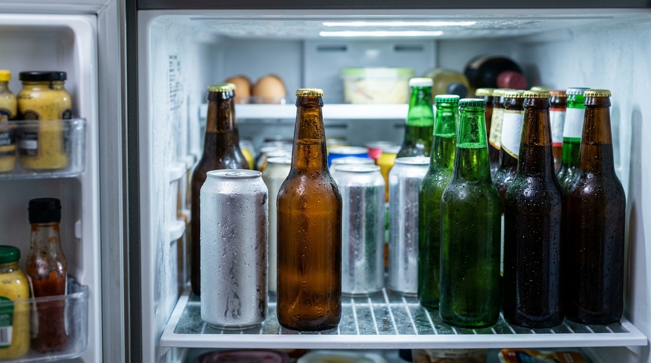 Temperaturas baixas desaceleram as reações químicas responsáveis pelo envelhecimento da cerveja