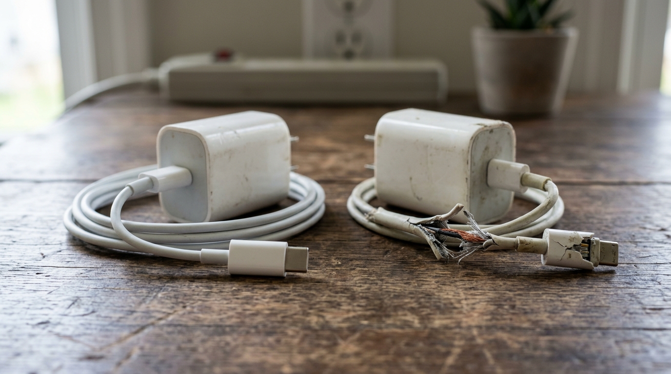 É preciso verificar o tipo de conector, a potência de saída e a compatibilidade com o aparelho.