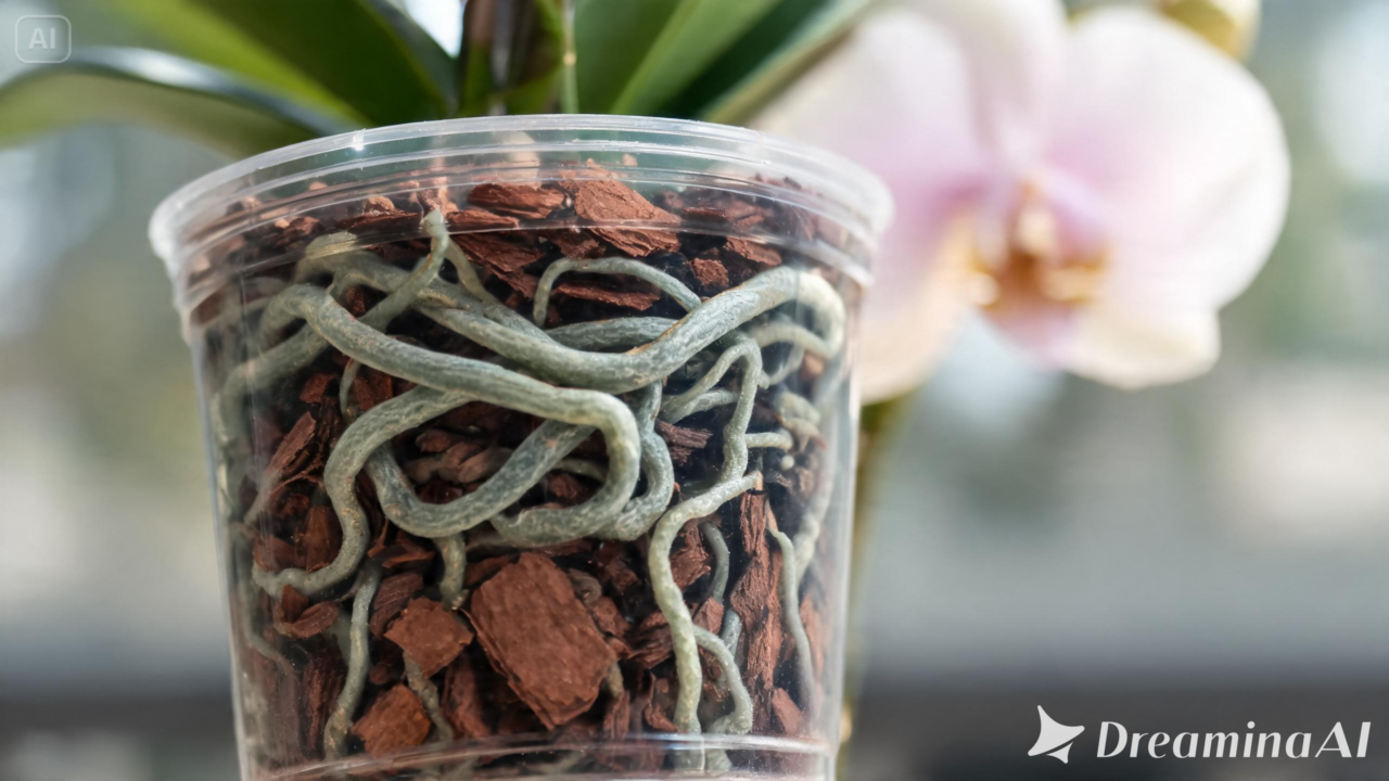 O segredo para regar orquídeas está nas raízes. Saiba identificar os sinais de hidratação e evitar problemas causados pelo excesso de água.