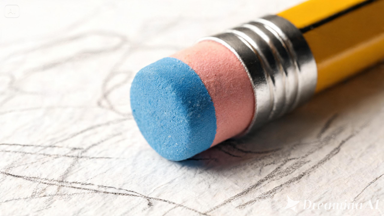 A borracha azul remove tinta de caneta? Entenda o mito, descubra como ela age no papel e quando seu uso faz mais sentido.