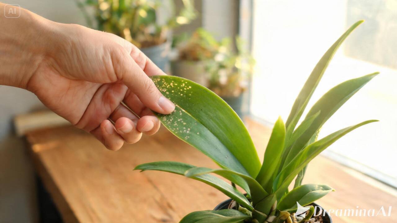 Aprenda a identificar manchas transparentes nas folhas da orquídea e descubra quando elas indicam excesso de umidade, queimadura ou infecção.