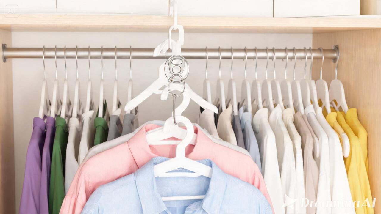 Um simples lacre de latinha pode transformar a organização do guarda-roupa. Aprenda o passo a passo para criar um conector de cabides.
