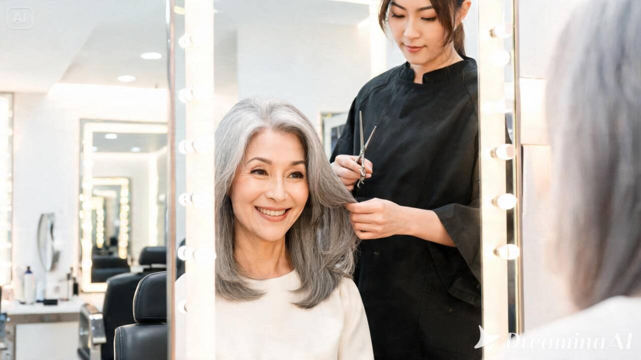 Entenda como clareamento, mechas e um bom corte ajudam a tornar a transição para os cabelos grisalhos mais elegante e natural.