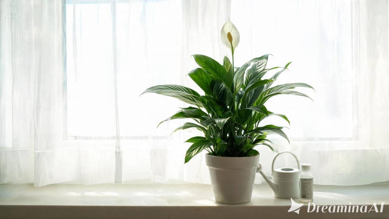 Folhas bonitas, mas nenhuma flor? Descubra o que pode impedir a floração do lírio-da-paz e como corrigir esse problema.